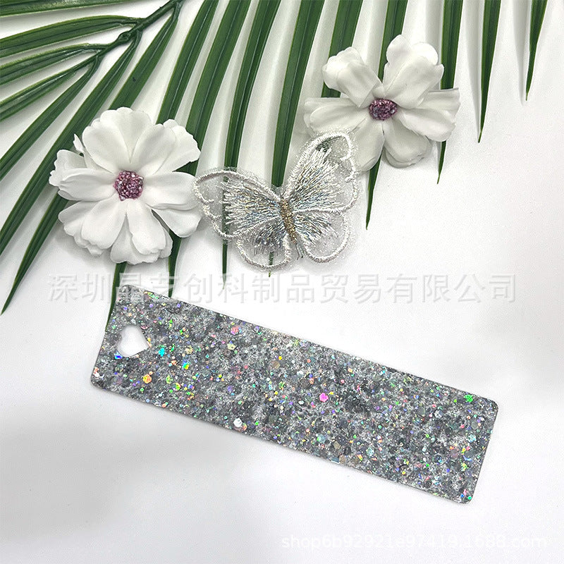 Wholesale 10pcs/pack Starry Sky Series Acrylic Bookmark DIY Pendant